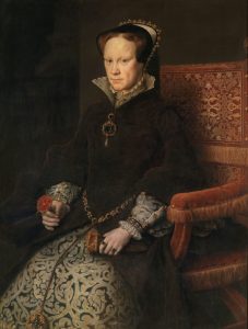 Portrait of Queen Mary I of England by Antonis Mor, 1554
